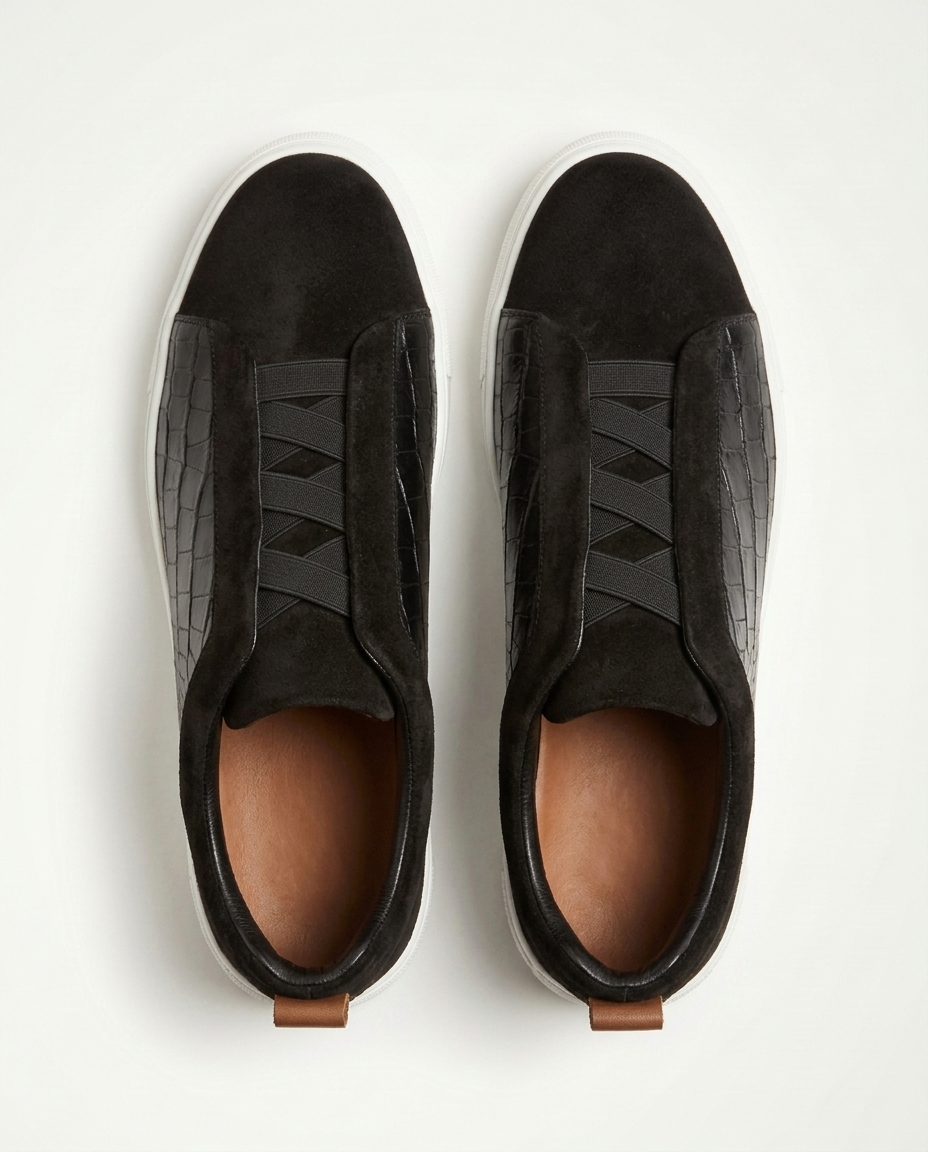 Croco St. Moritz Trainer 2.0 - Black
