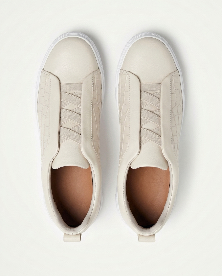 Croco St. Moritz Trainer 2.0 - Ivory