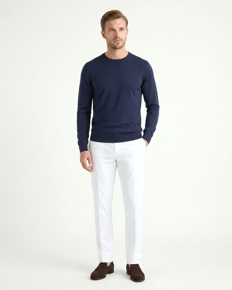 Florence Wool Knit - Navy