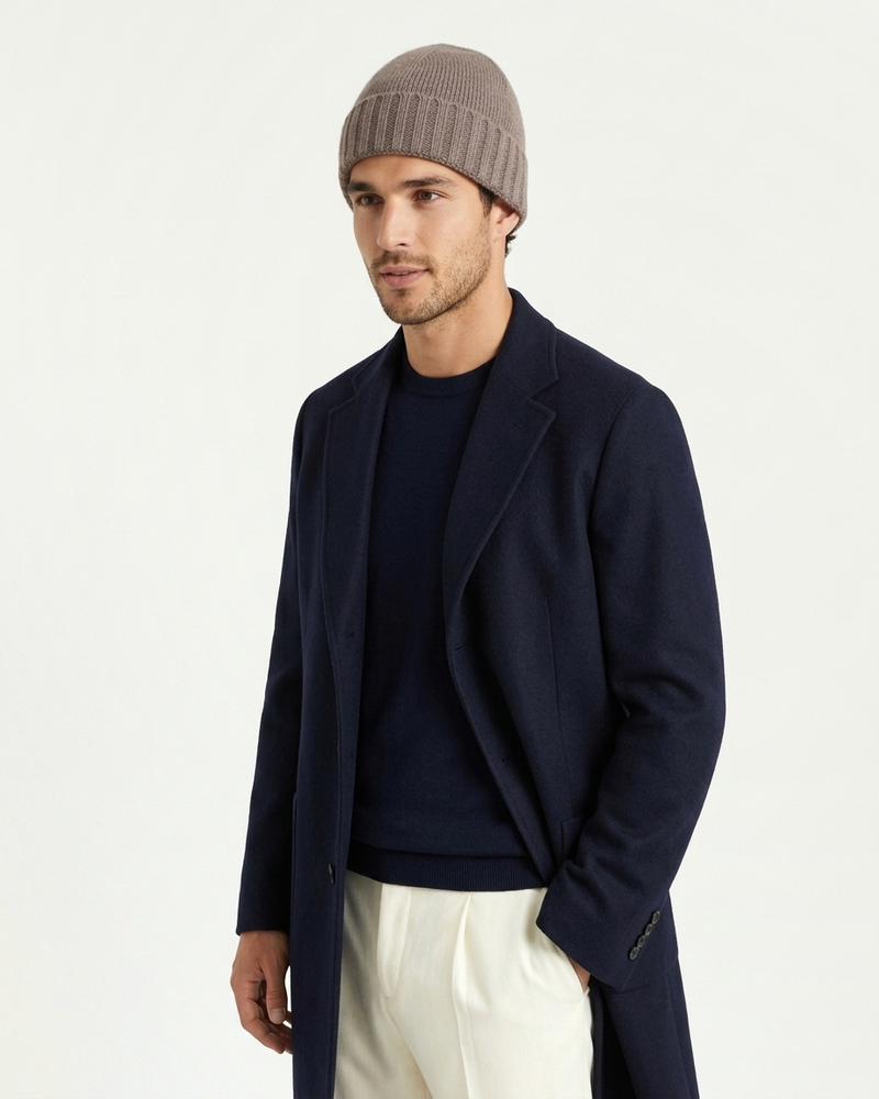 Paris Cashmere Beanie - Beige