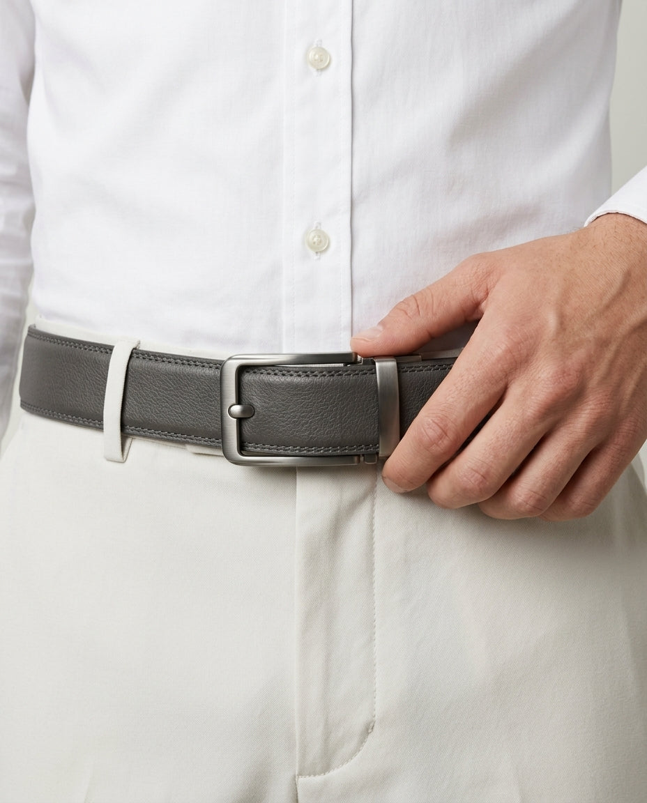 Aurea Hole-Free Belt - Grey