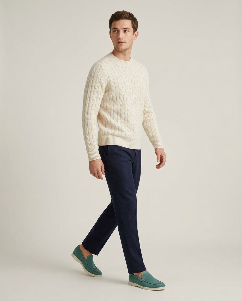 Classic Suède Loafer Apple Blue
