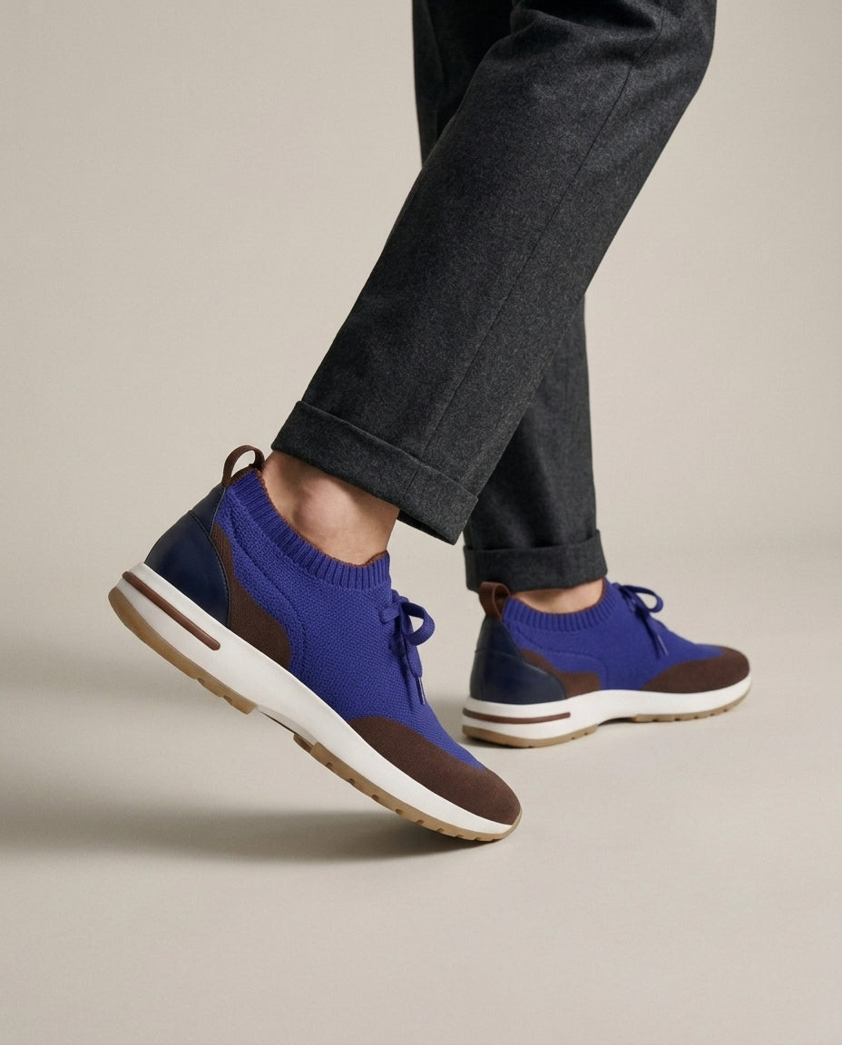 Zurigo Sneaker - Blue/Brown