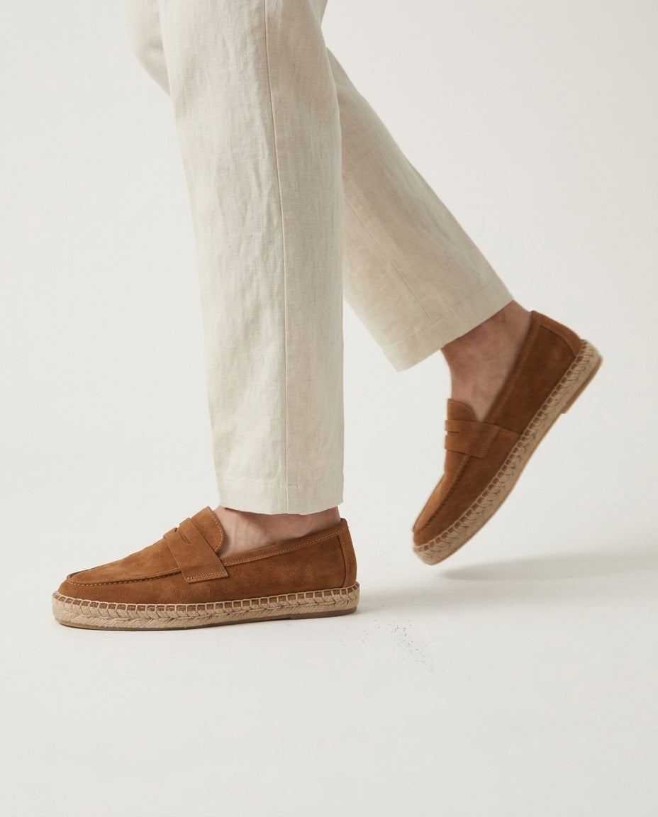 Brown Suède Riviera Espadrille