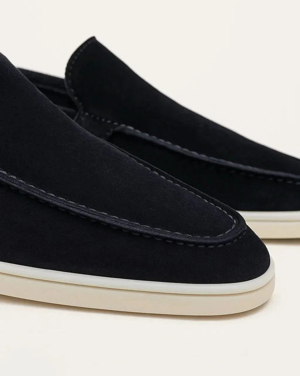 Classic Suède Loafer Navy Blue