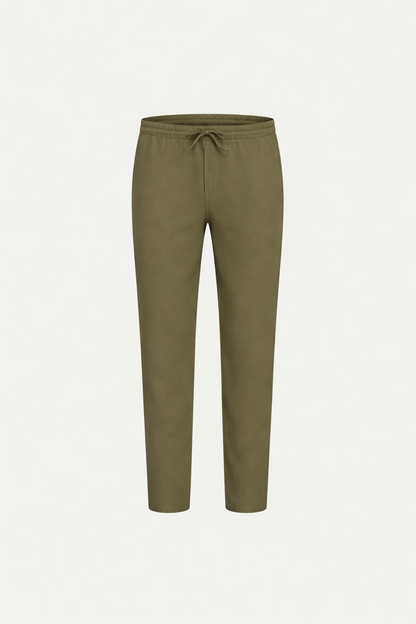 Linen Trousers Olive