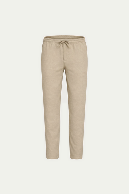 Linen Trousers Beige