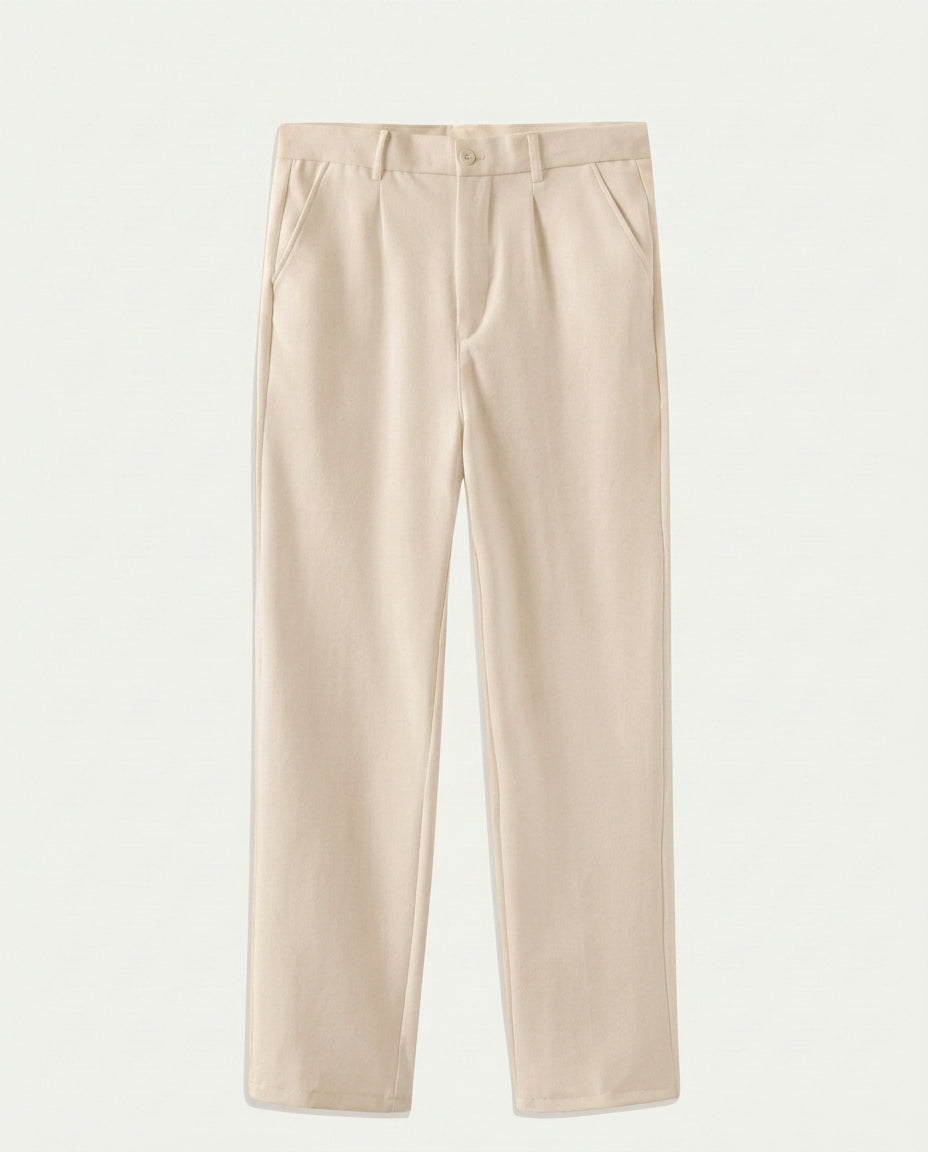 Cortina Fitted Trousers - Beige