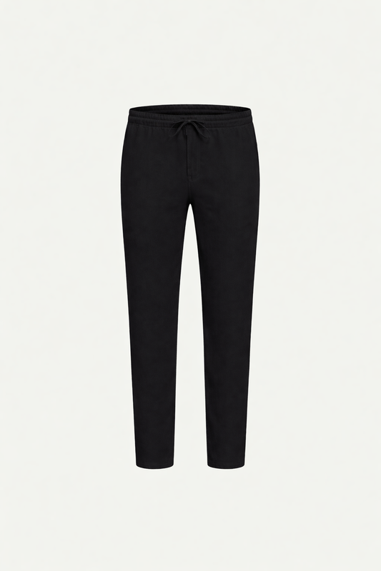 Linen Trousers Black