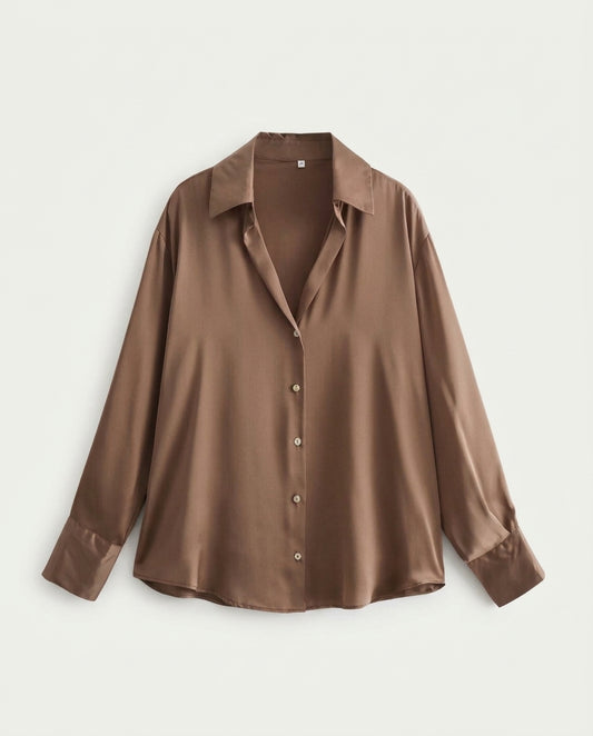 Prague Classic Shirt - Sandy Brown