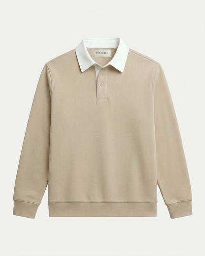 Athens Polo Knit - Beige