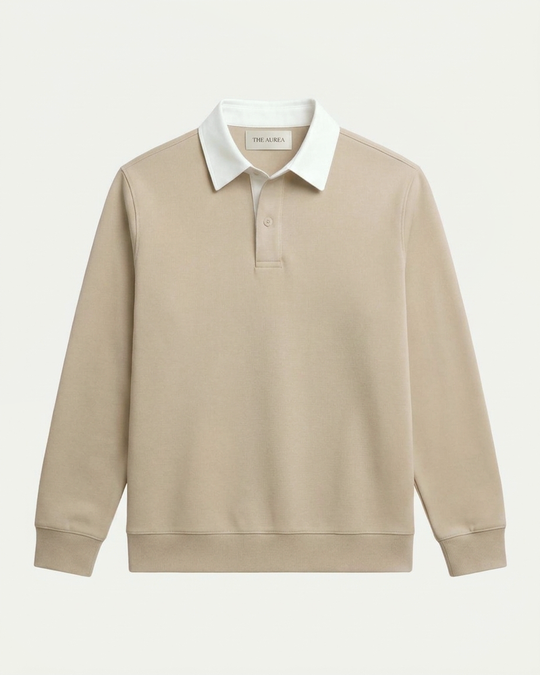 Athens Polo Knit - Beige