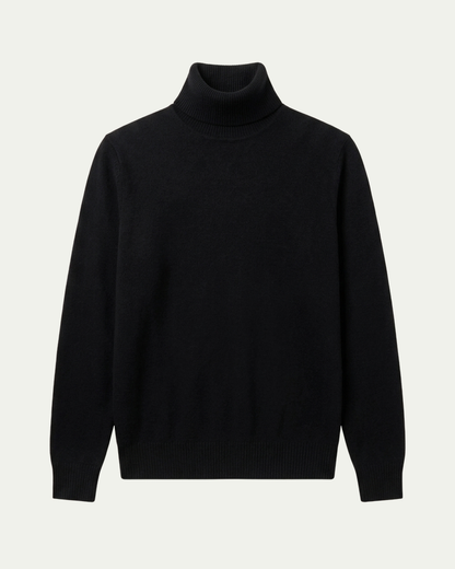 Pisa Wool Turtleneck - Black