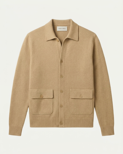 Lisbon Wool Cardigan - Camel