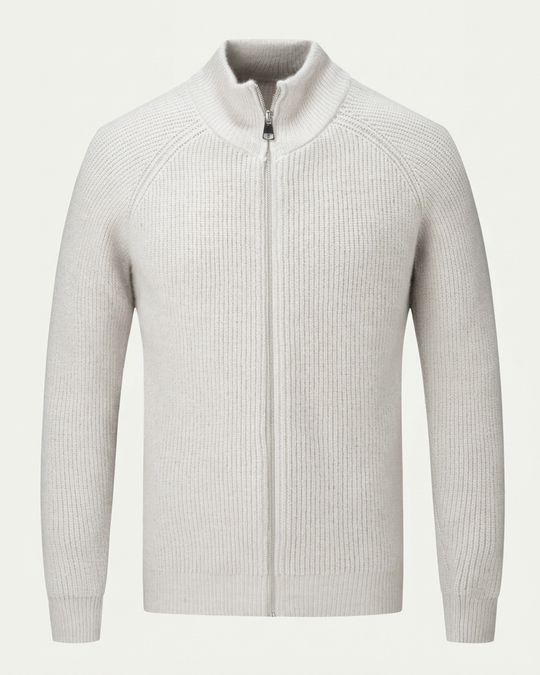 Amalfi Zipper Vest - White