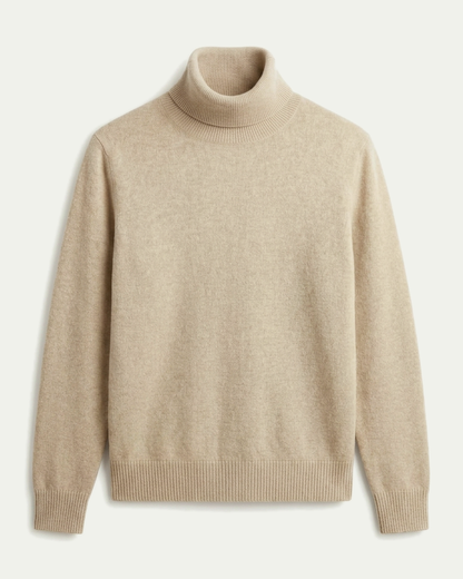 Pisa Wool Turtleneck - Beige