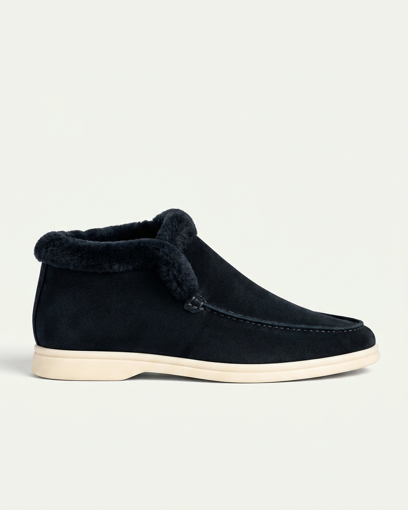 Monaco Alpine High Top Loafer - Navy