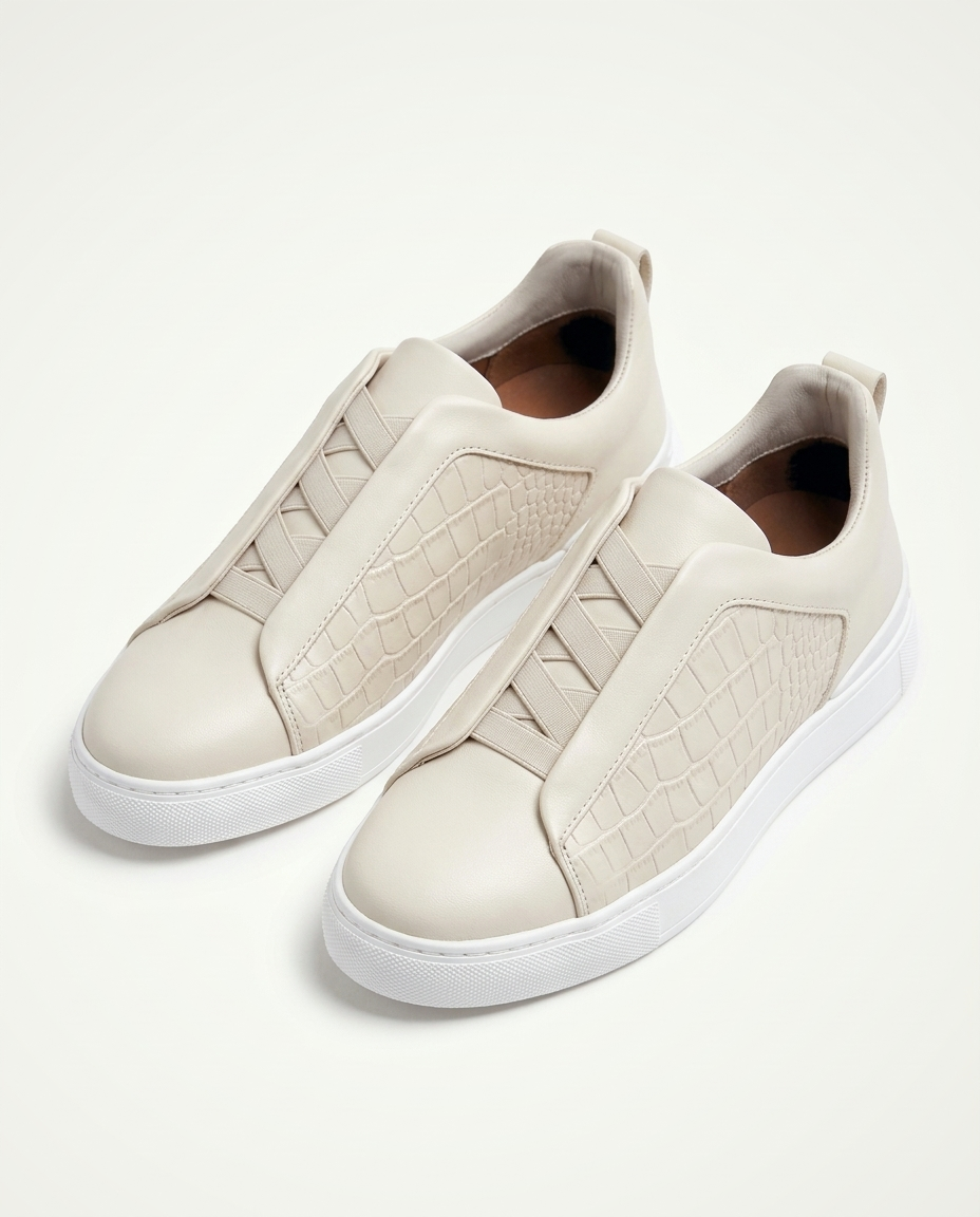 Croco St. Moritz Trainer 2.0 - Ivory