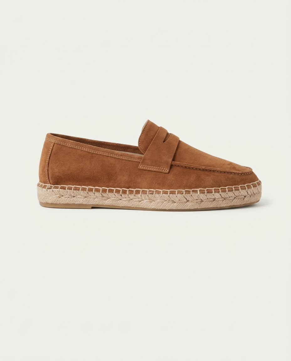 Brown Suède Riviera Espadrille