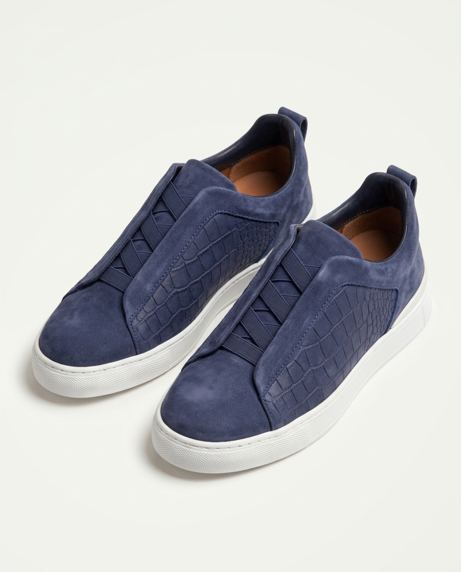 Croco St. Moritz Trainer 2.0 - Navy