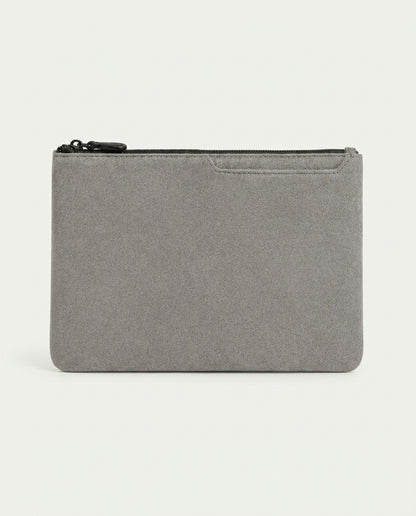 Alcantara Clutch Bag Moonstone Gray
