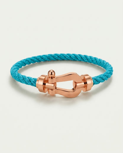 Davos Bracelet Light Blue / Rose Gold