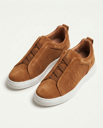 Croco St. Moritz Trainer 2.0 - Cognac