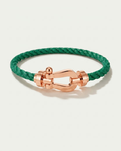Davos Bracelet Green / Rose Gold