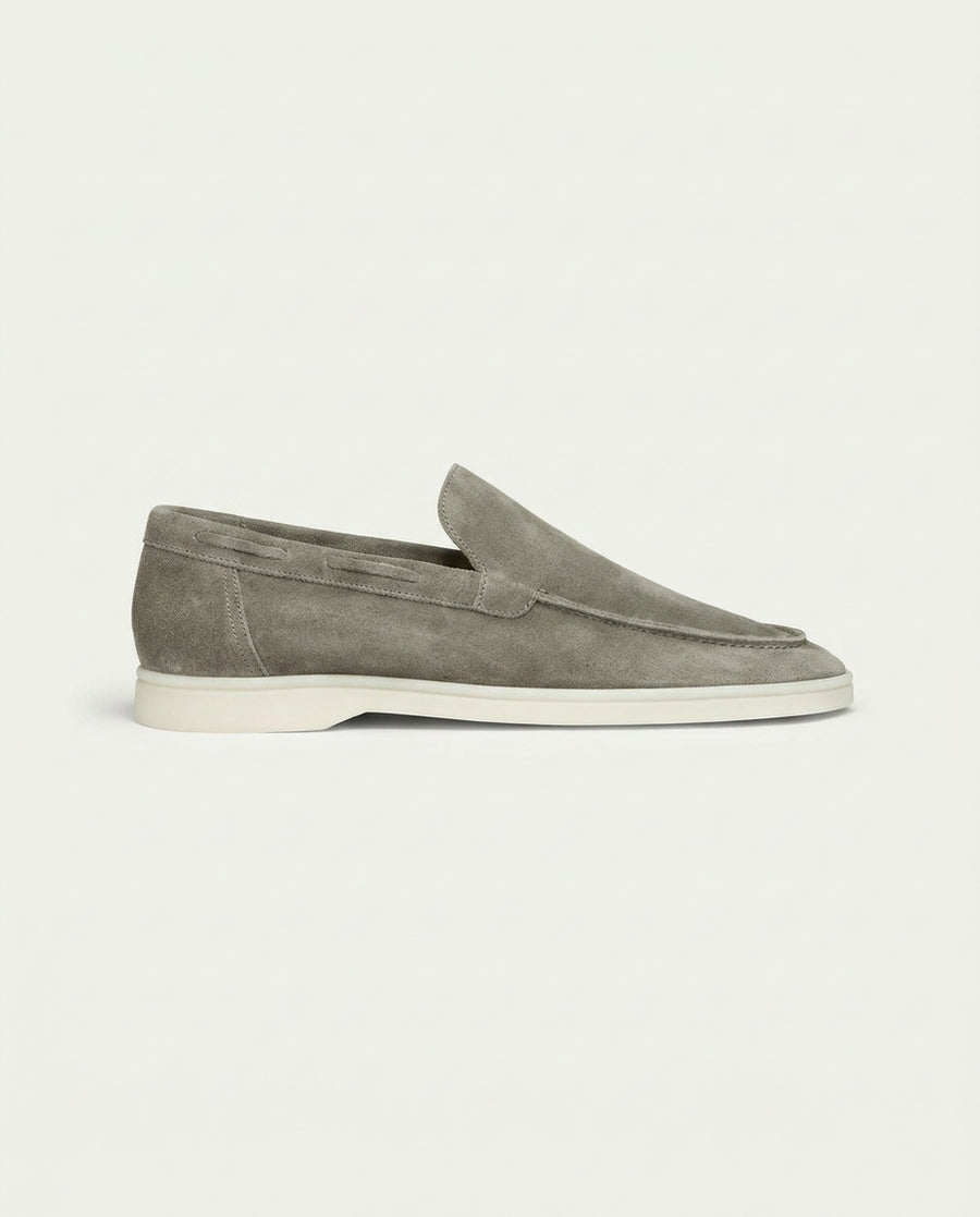 Classic Suède Loafer Olive Green