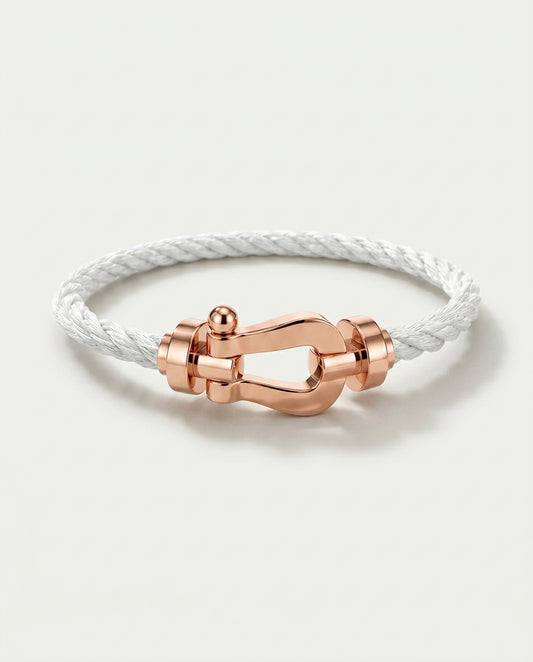 Davos Bracelet White / Rose Gold
