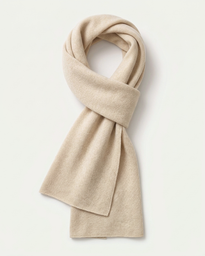 Lugano Cashmere Scarf - Beige