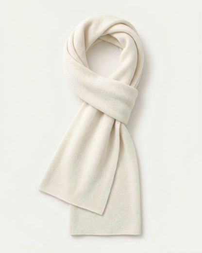 Lugano Cashmere Scarf - Ivory