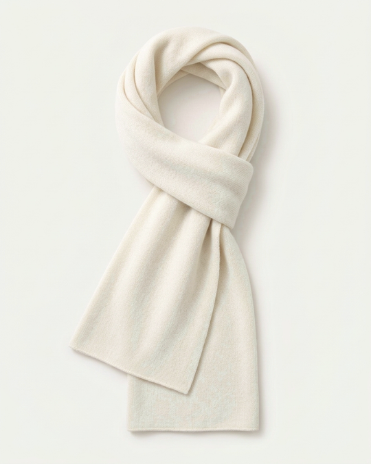 Lugano Cashmere Scarf - Ivory