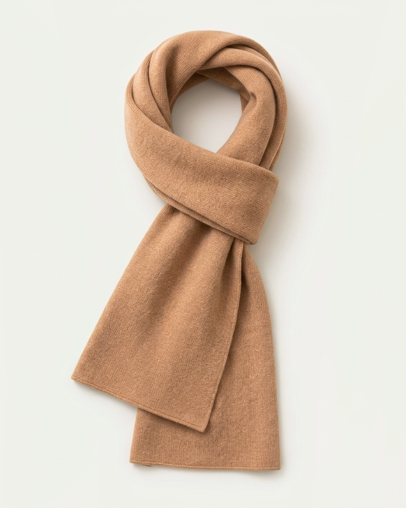 Lugano Cashmere Scarf - Camel