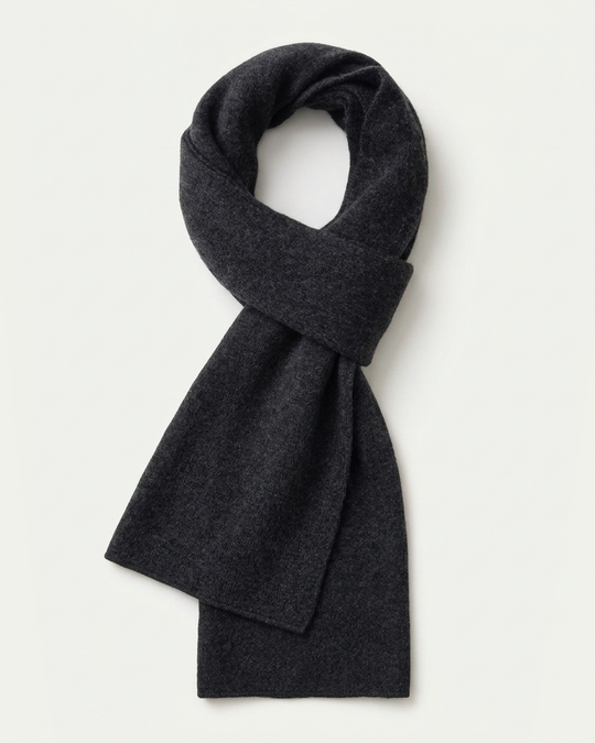 Lugano Cashmere Scarf - Charcoal