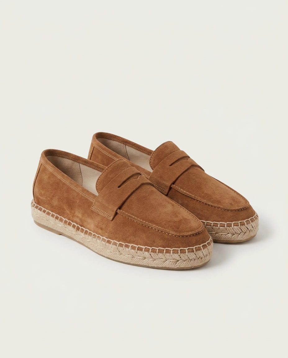 Brown Suède Riviera Espadrille