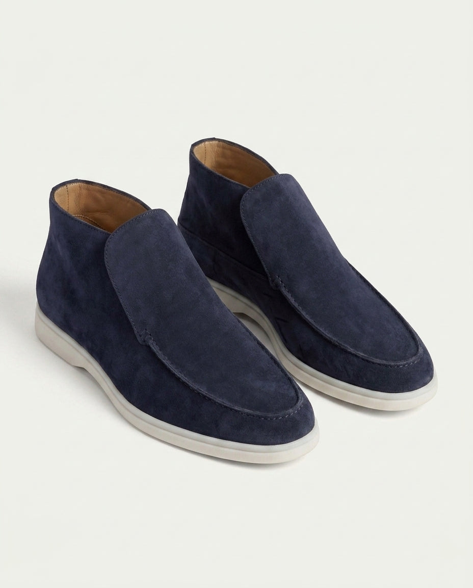 Monaco High Top Loafer - Navy