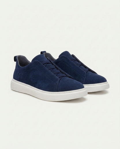 St. Moritz Slip-On Trainer – Navy Blue