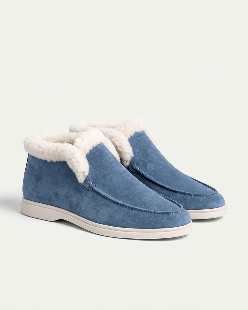 Monaco Alpine High Top Loafer - Baby Blue