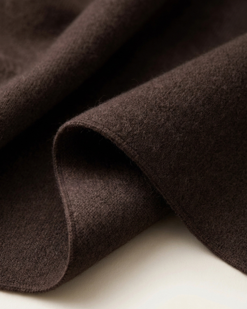 Lugano Cashmere Scarf - Dark Brown