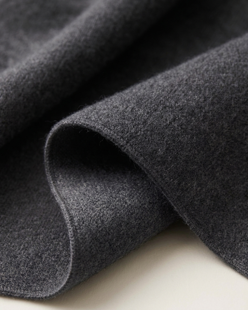 Lugano Cashmere Scarf - Charcoal