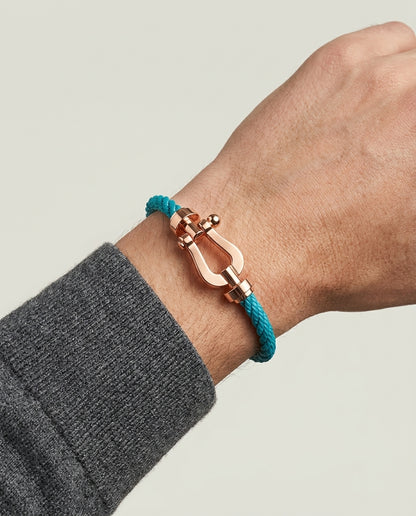 Davos Bracelet Light Blue / Rose Gold