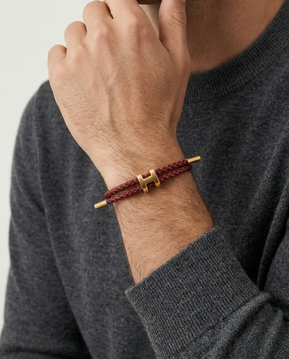 Aurea Bracelet Burgundy/Gold