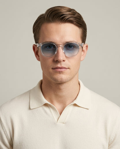 Lugano Transparent Blue