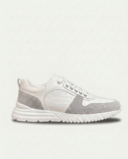 Croco Milano Sneaker - White