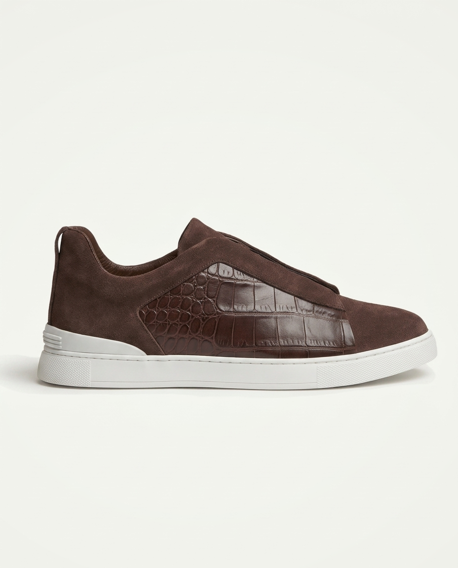 Croco St. Moritz Trainer 2.0 - Espresso
