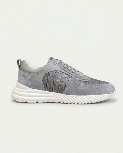 Croco Milano Sneaker - Grey
