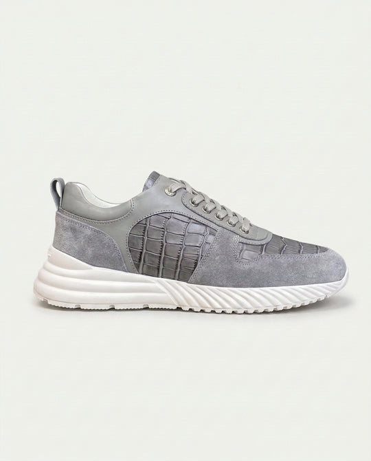 Croco Milano Sneaker - Grey