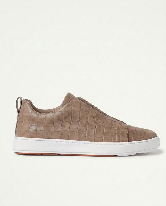 Croco St. Moritz Trainer - Taupe