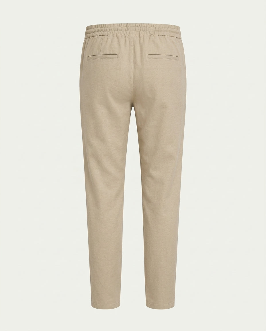 Linen Trousers Beige